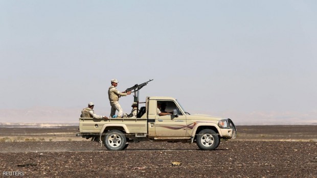 القوات المصرية تشن حملة ضد المتشددين في سيناء