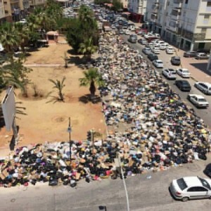 تكدس القمامة