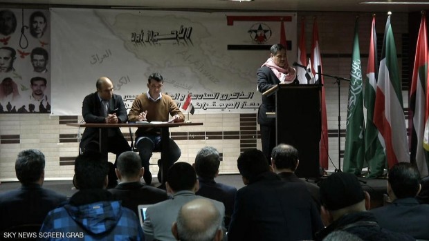 جانب من مؤتمر الجبهة الديمقراطية الشعبية الأحوازية