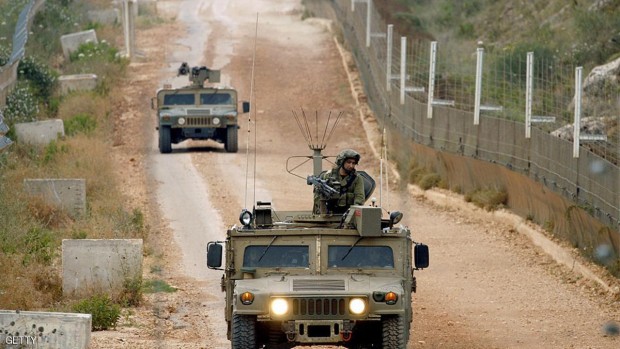 دورية إسرائيلية على الحدود مع لبنان