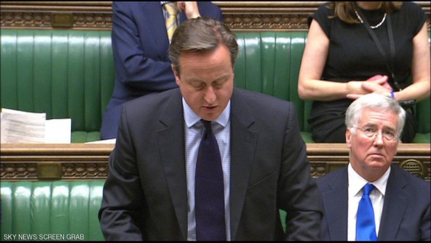 رئيس الحكومة البريطانية ديفيد كاميرون