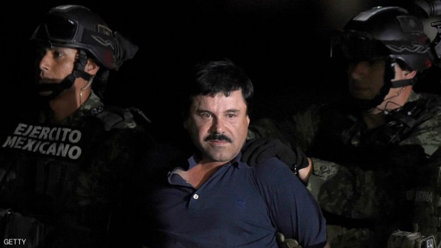 زعيم عصابة المخدرات المكسيكي خواكين جوزمان في قبضة أجهزة الأمن