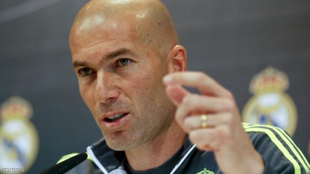 زيدان أعرب عن سعادته بالتشكيلة الحالية لريال مدريد