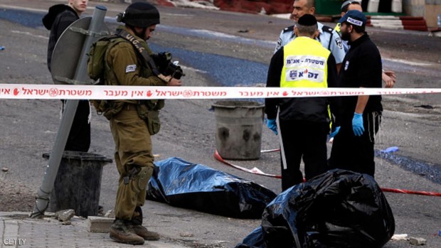صورة أرشيفية لفلسطيني مصاب برصاص الجيش الإسرائيلي