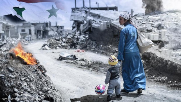 قوافل المساعدات تتجه إلى مضايا وكفريا والفوعة بالتزامن