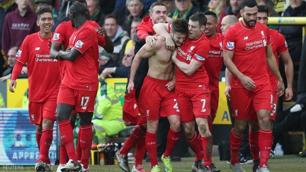 ليفربول حقق فوزا صعبا ومثيرا على نوريتش