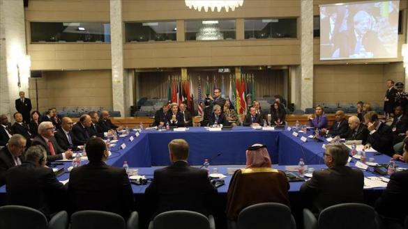 الصورة من الأرشيف لمؤتمر روما الماضي