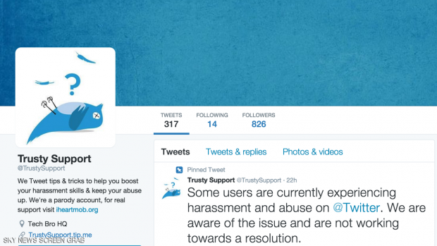 حساب "ترستي سابورت" الساخر