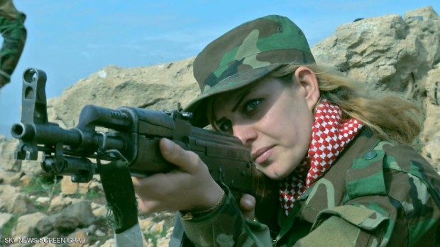 إيزيديات يتلقين تدريبات عسكرية وينضممن للبشمركة