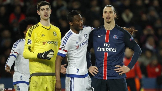 إبراهيموفيتش سجل الهدف الأول لباريس سان جرمان من ضربة ثابتة