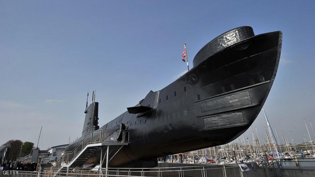 إحدى الغواصات التابعة للبحرية البريطانية