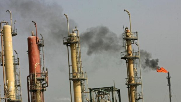 إحدى محطات تكرير النفط في العراق