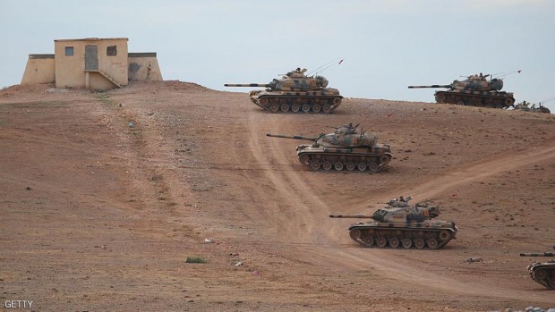 استهدف القصف التركي مطار منغ العسكري شمال حلب