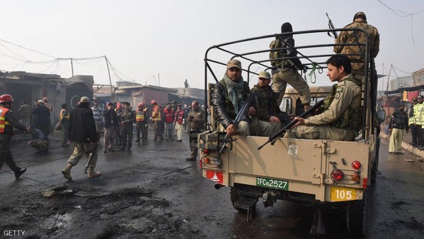 استهدف الهجوم مركبة تقل عناصر من الأمن الباكستاني في مدينة كويتا