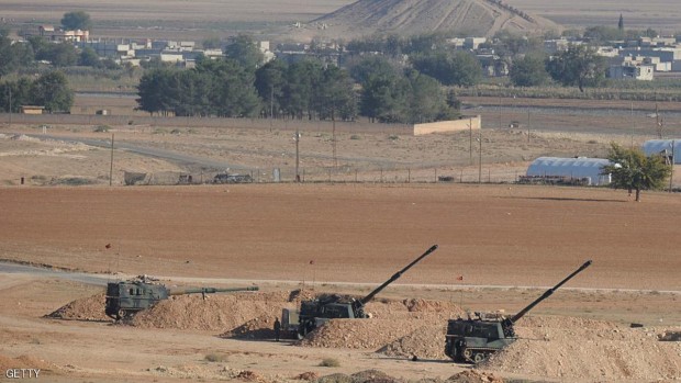 تركيا قصفت مواقع سيطر عليها الأكراد بعد معارك مع داعش شمالي حلب