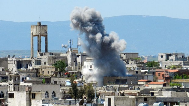 قصف على مناطق المعارضة في سوريا