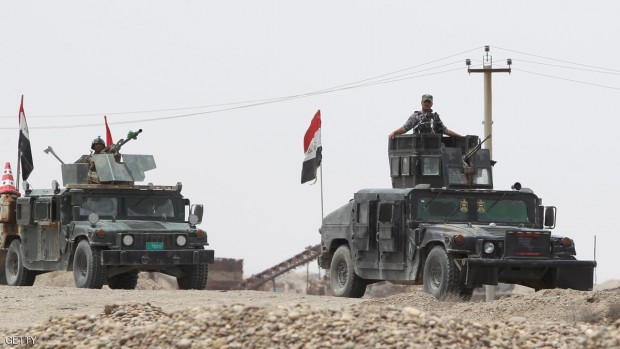 قوات أمن عراقية شمال غرب بغداد