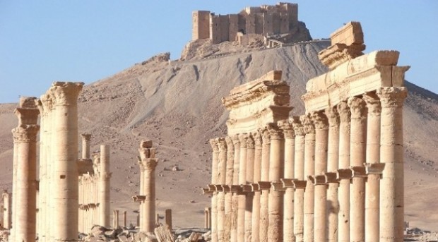 دمار طال آثار تدمر بسبب الحرب في سوريا