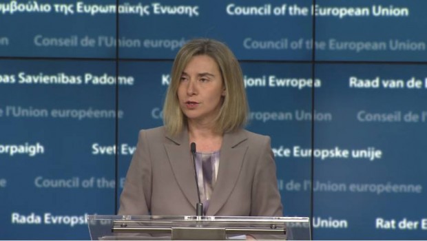 وزيرة خارجية الاتحاد الاوروبي فيديريكا موغيريني