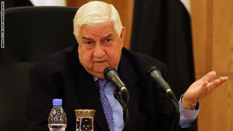 وزير خارجية النظام السوري وليد المعلم