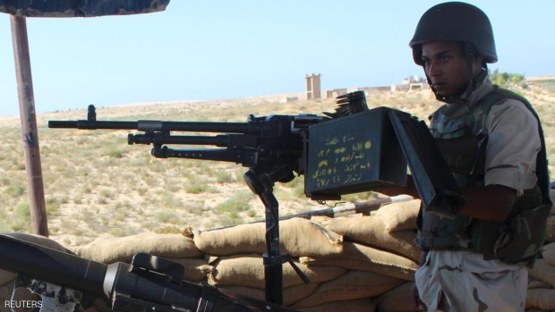 أرشيفية لجندي مصري في سيناء