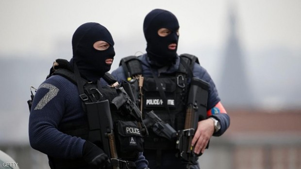 أفراد من قوات الأمن الخاصة في العاصمة البلجيكية بروكسل - 24 مارس 2016