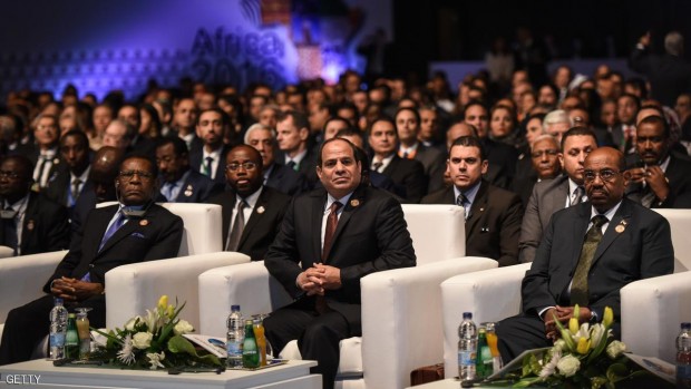 جانب من أعمال منتدى إفريقيا 2016 في شرم الشيخ في فبراير 2016