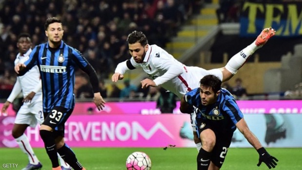 جانب من مباراة إنتر ميلان وبولونيا - 12 مارس 2016