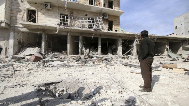 حلب والمناطق القريبة منها باتت أنقاضا
