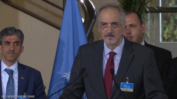 رئيس الوفد السوري الحكومي إلى محادثات جنيف بشار الجعفري