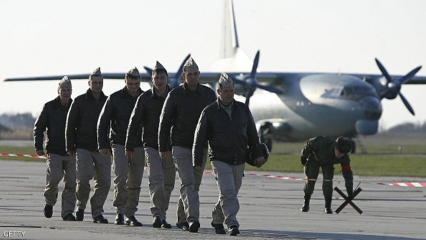 طيارون روس في روسيا وصلوا لتوهم من سوريا