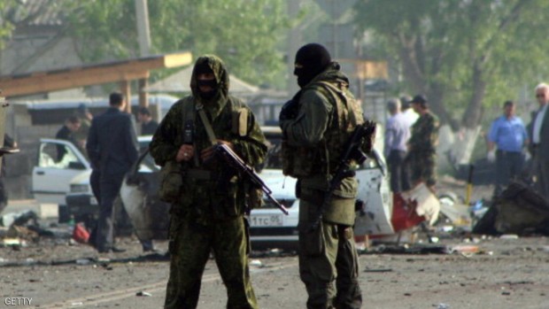 عنصري أمن في عاصمة داغستان