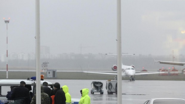 مطار "روستوف أون دون" جنوبي روسيا حيث تحطمت الطائرة