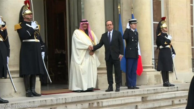 هولاند مستقبلا ولي العهد السعودي في قصر الإليزيه