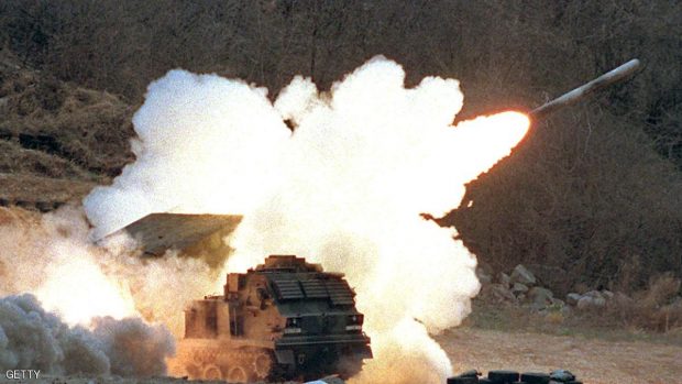 قاذفة صواريخ أميركية من طراز MLRS