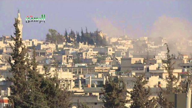 قصف على الرستن في ريف حمص