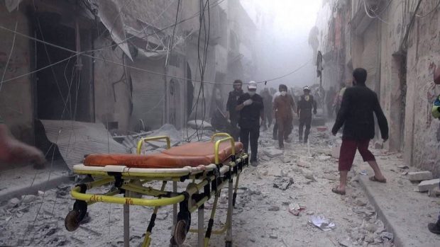 الحملة الجوية على حلب تدخل يومها العاشر
