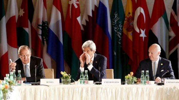 جانب من اجتماع فيينا بشأن سوريا - 17 مايو 2016