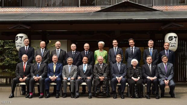 وزراء مالية مجموعة السبع في اليابان