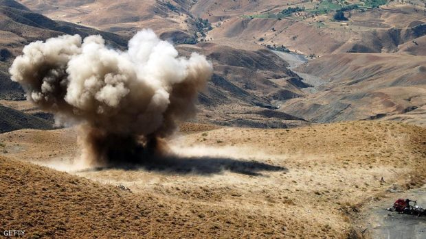 زرع متطرفون المنطقة بالألغام