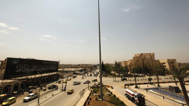 الساحة الرئيسية في مدينة الرقة