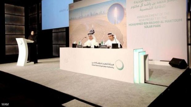 هيئة كهرباء ومياه دبي أعلنت عن المشروع خلال مؤتمر صحفي