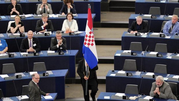 جانب من جلسة للبرلمان الكرواتي