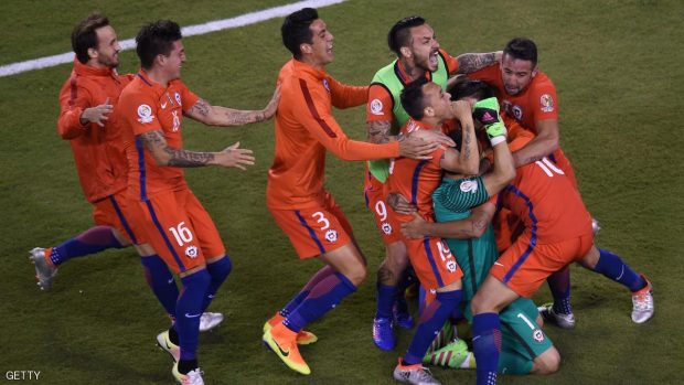منتخب تشيلي توج بالنسخة المئوية للبطولة