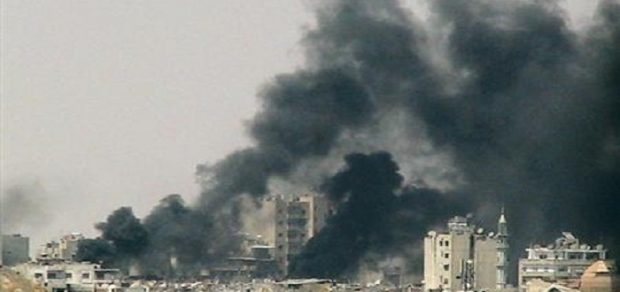 سوريا تدفع بطابور مصفح الى حلب وتقصف مناطق من الجو