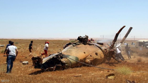 LIBYA-ARMY-AVIATION-CRASH