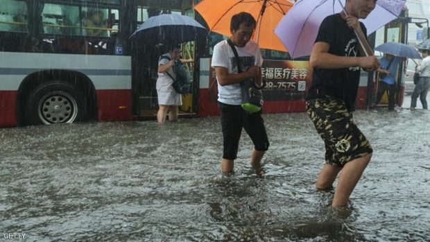 أصدرت الحكومة تحذيرا برتقاليا يمثل ثاني أعلى درجة خطورة على نظام الإنذارات الصيني