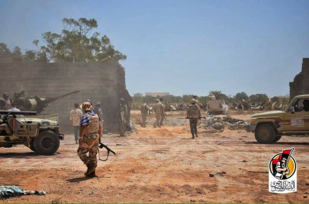 المعارك داخل حي 700 (صفحة قوات البنيان المرصوص تويتر)