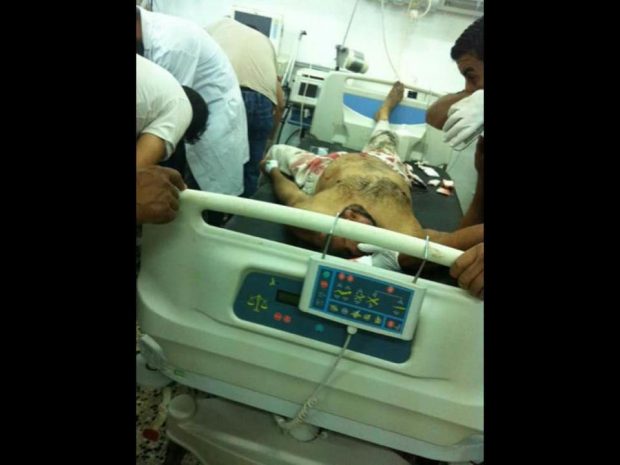 صور من جرحى قصف قوات الكرامة لمدينة درنه (الانترنت)