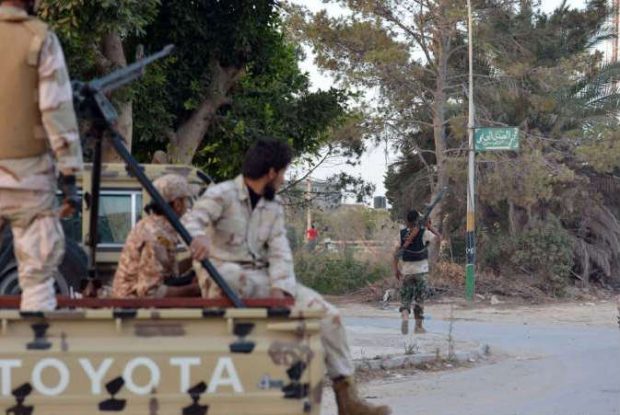  بنغازي.. قوات عملية الكرامة داخل المدينة 